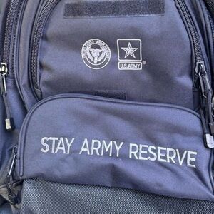 U.S. Army Navy Blue 'Stay Army Reserve' Tactical Backpack